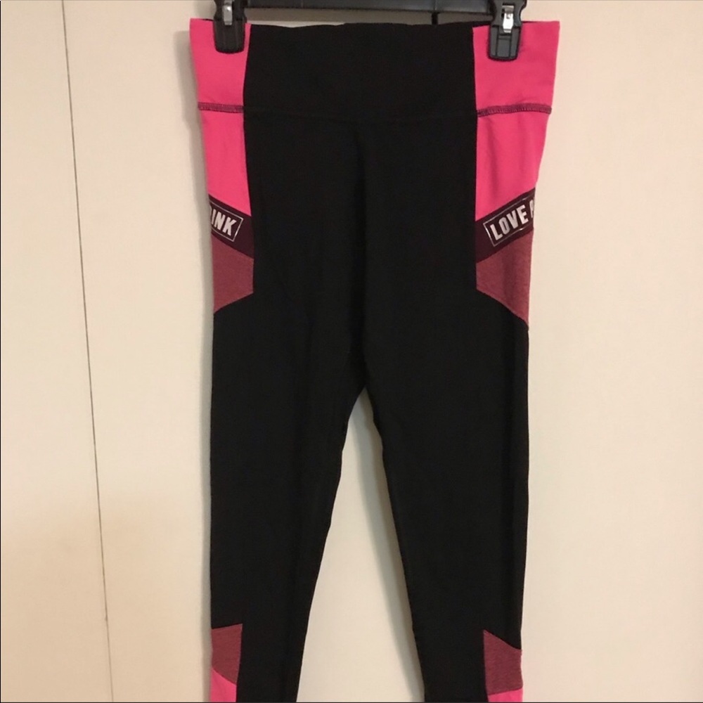 VS leggings and matching jacket together